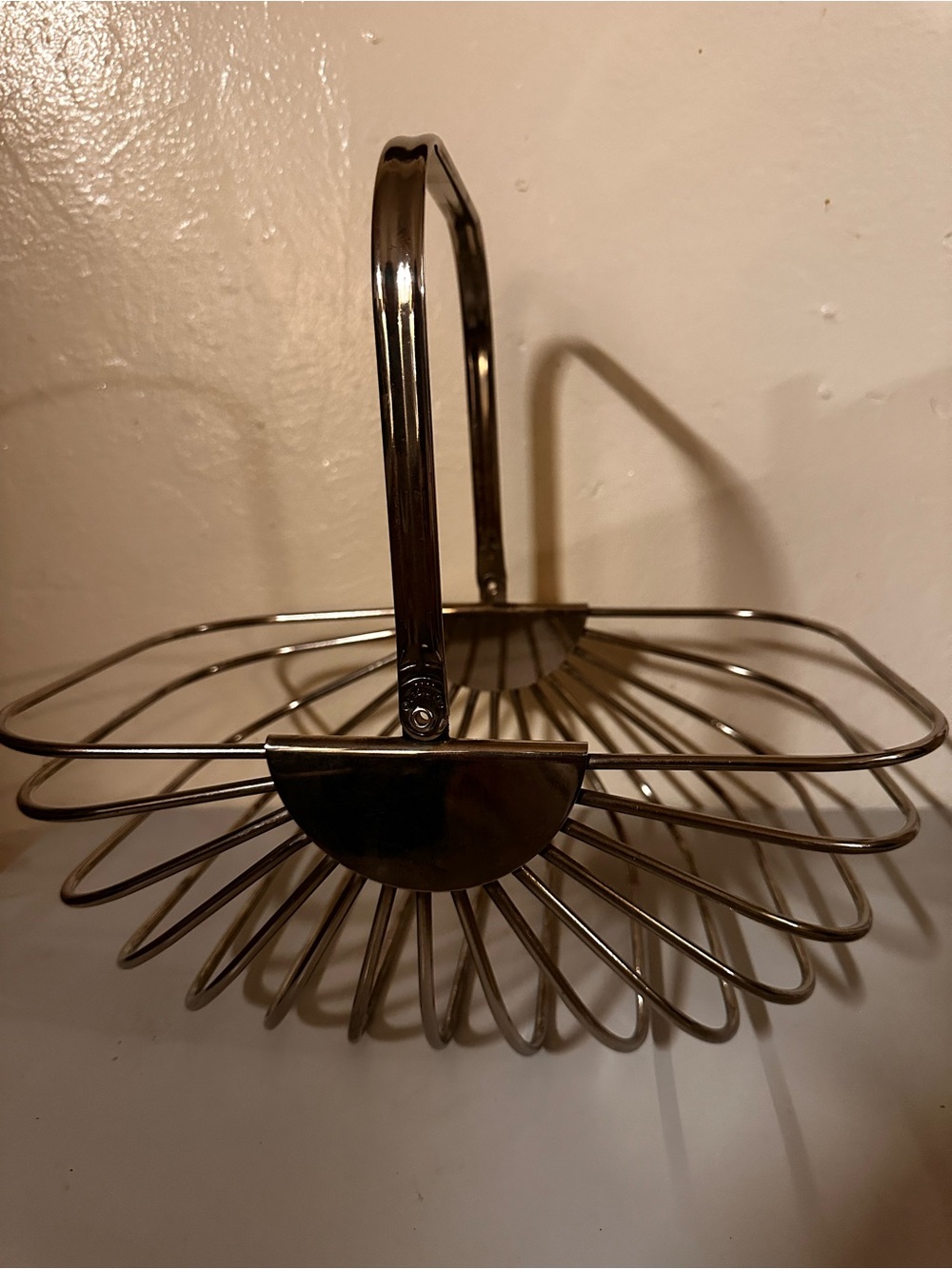 *vintage* Godinger (1988) silver plated rectangular basket